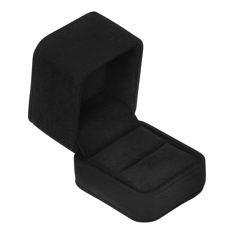 Suede Single Ring Box with Matching Two Piece Packer