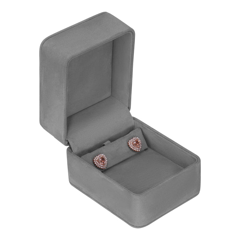 Suede Earring and Pendant Multi Box with Matching Two Piece Packer