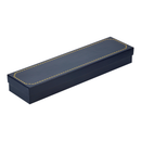 Leatherette Bracelet Box with Gold Accent and Matching Insert