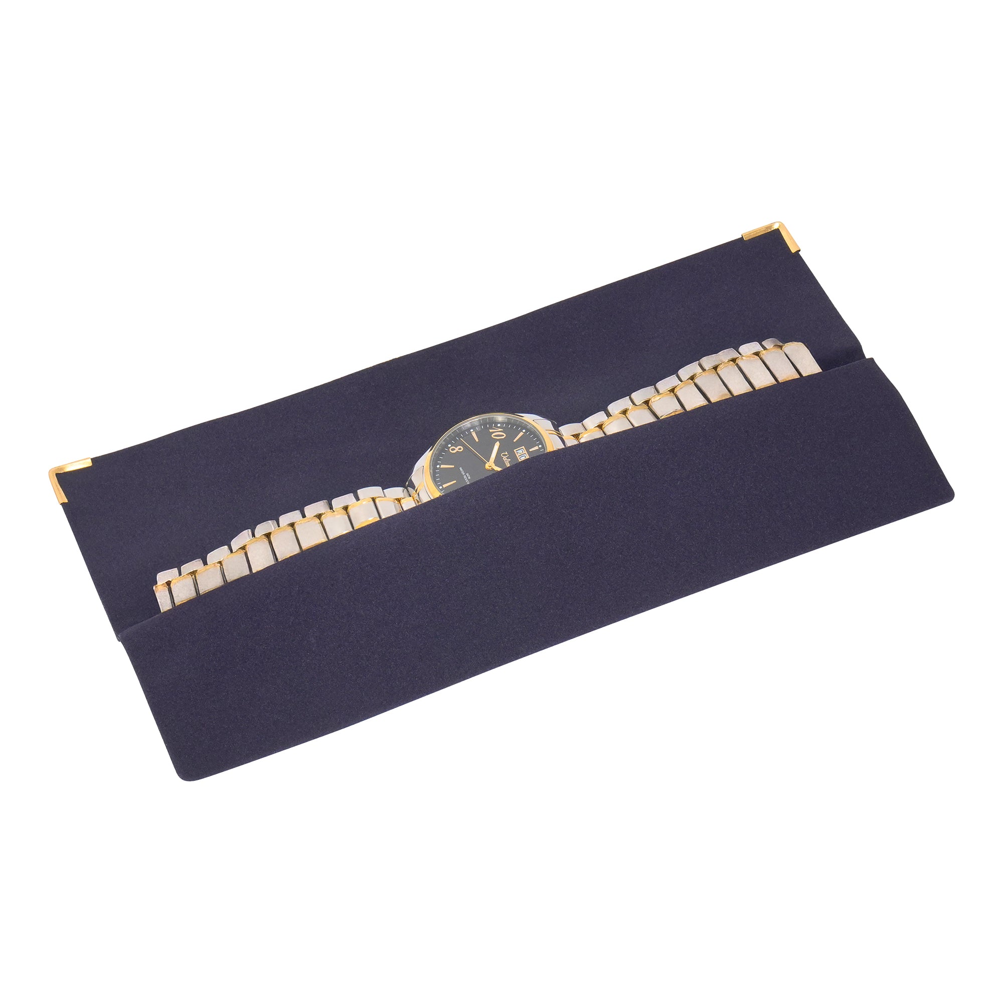 Suede Bracelet and Watch Pouch