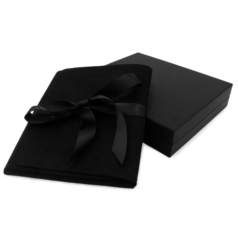 Suede Necklace Folder with Matching Two Piece Packer