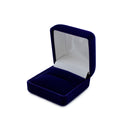 Suede Single Ring Box with White Two-Piece Packer