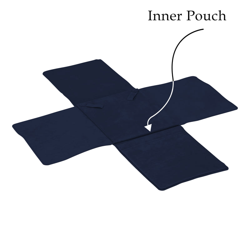 Suede Necklace Folder with Matching Two Piece Packer