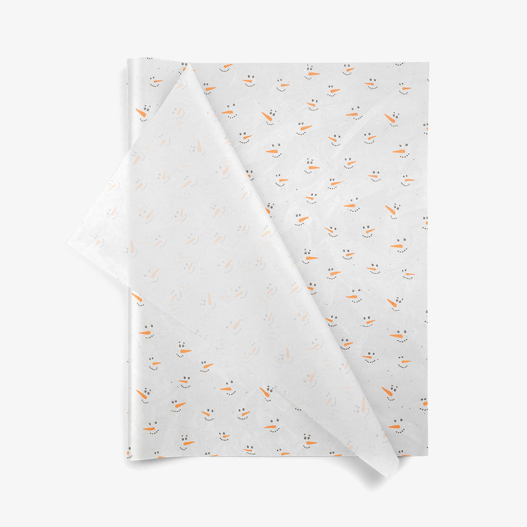 Frosty's Face Printed Tissue Paper