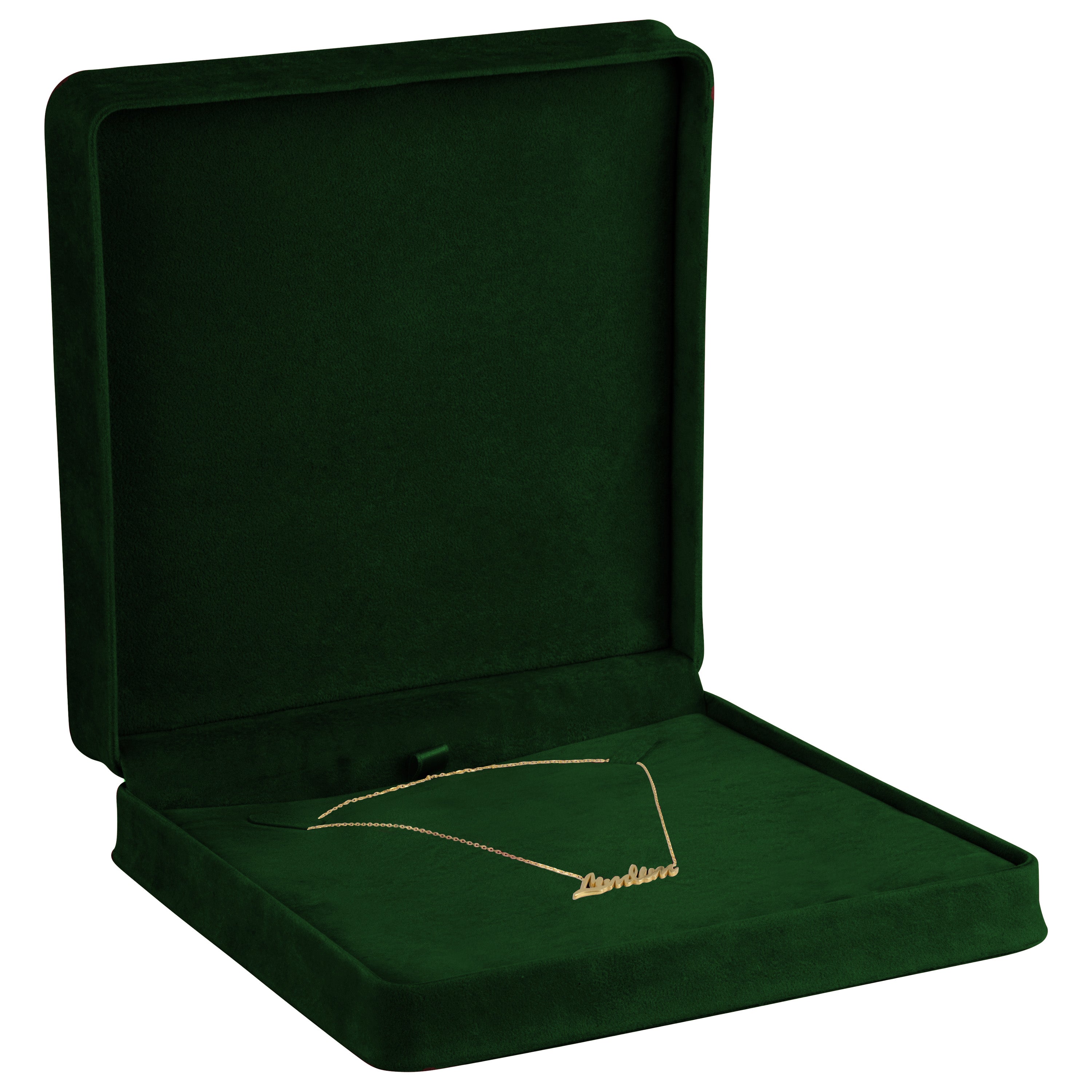 Suede Pearl Box with Matching Suede Interior