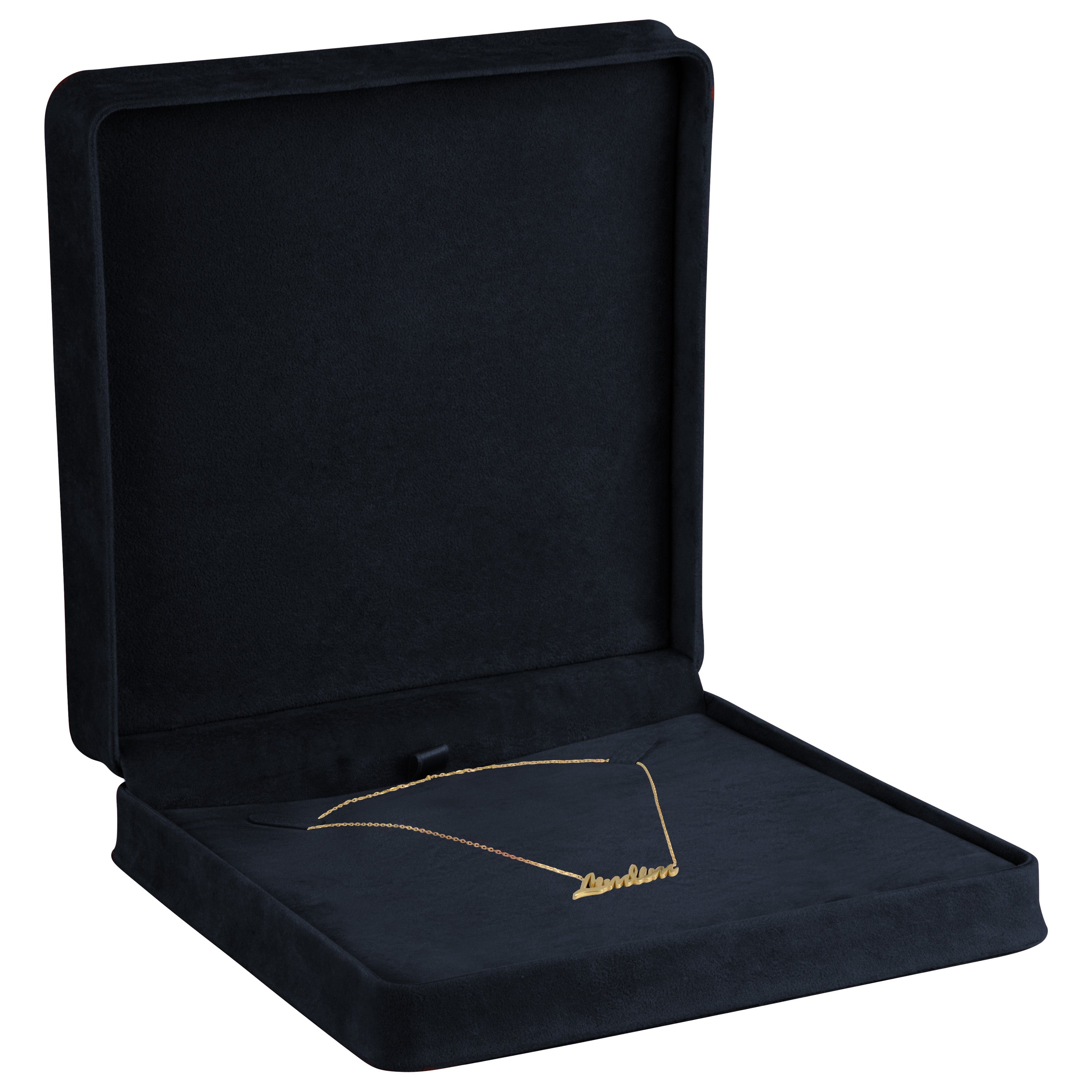 Suede Pearl Box with Matching Suede Interior