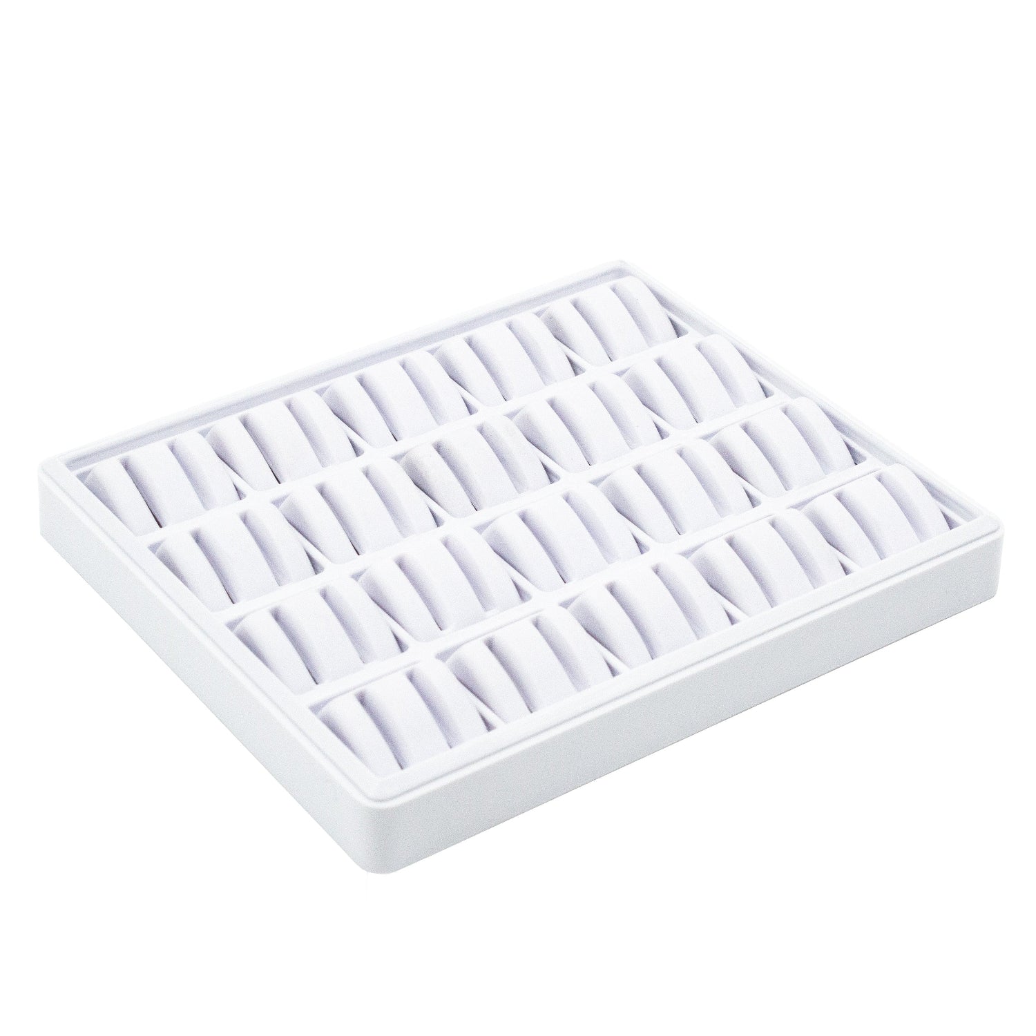 Black Double Ring Tray with 20 Pads