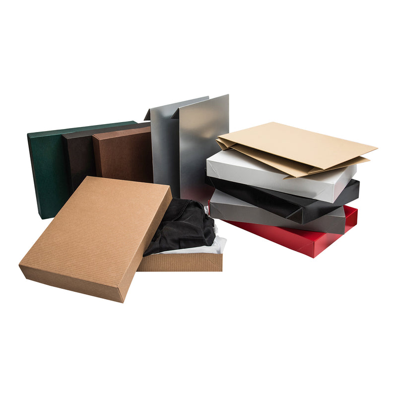 Two-Piece Foldable Apparel Boxes