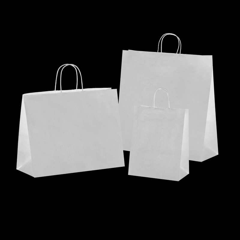 Combo Pack! Paper Bags with Twisted Paper Handles