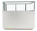 White Showcase with Glass Box Display