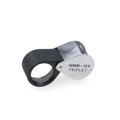 18MM CHROME/RUBBER LOUPE