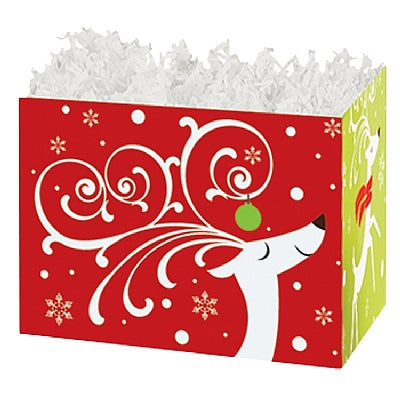 Reindeer Dashing Gift Basket Boxes