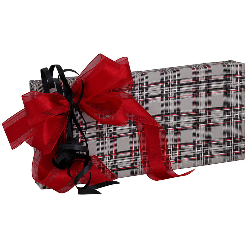 Printed Plaid Wrapping Paper
