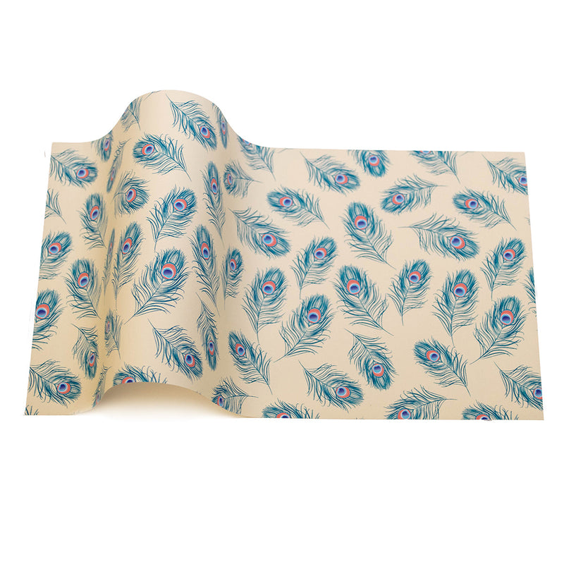 Peacock Printed Tissue Paper