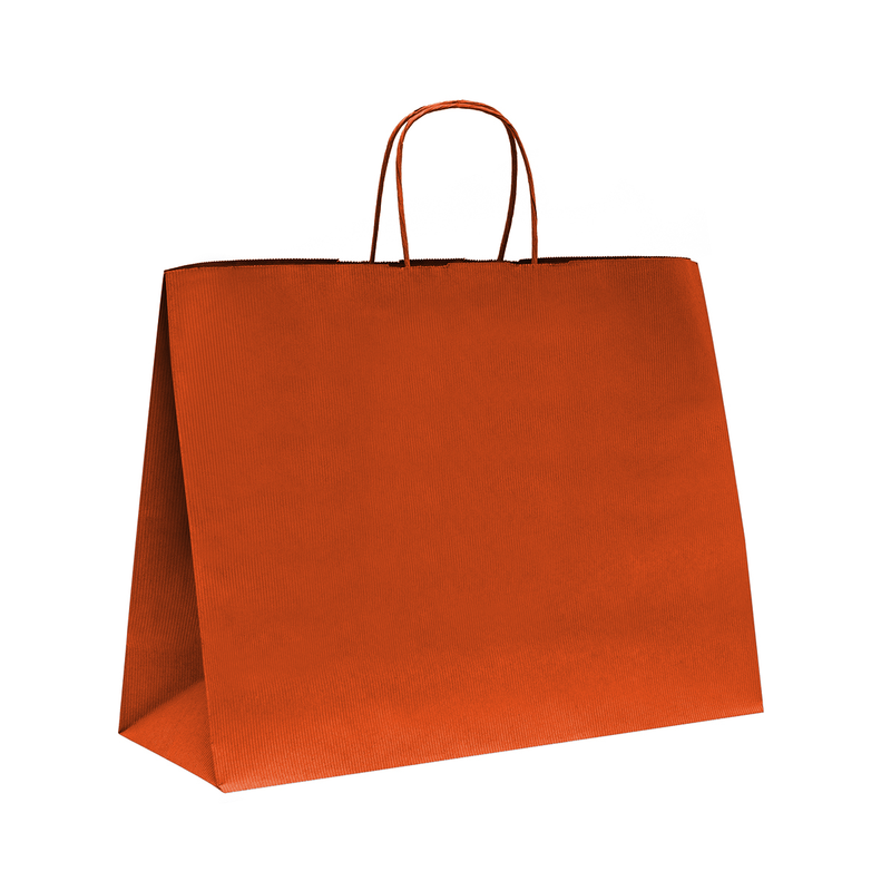 Natural Tints with Shadow Stripes Paper Bag