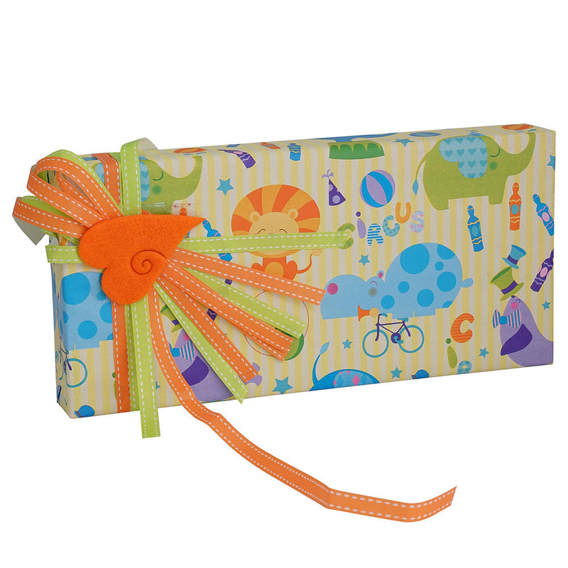 Vibrant Cartoon Printed Wrapping Paper