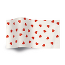 Contemporary Hearts Printed Tissue Paper