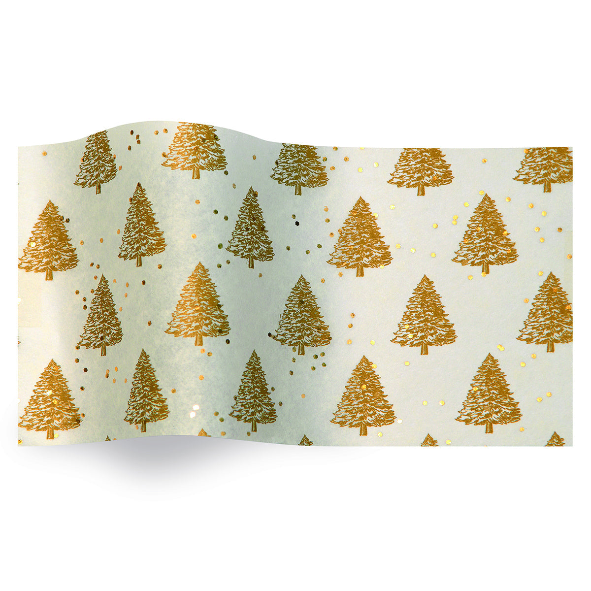 Gold Pearl Tree Printed Tissue Paper