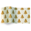 Gold Pearl Tree Printed Tissue Paper