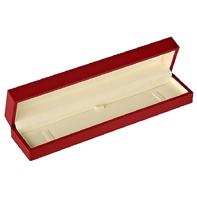 Matte Paper Covered Bracelet Box with Cream Leatherette Interior