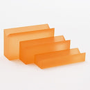 Set of Three Acrylic Ring Displays