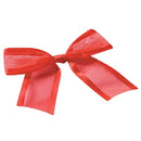 Pre-Tied Organza Bow with Satin edge