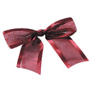 Pre-Tied Organza Bow with Satin edge