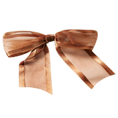 Pre-Tied Organza Bow with Satin edge