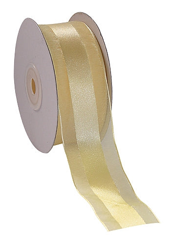 Organza Edge Satin Ribbon