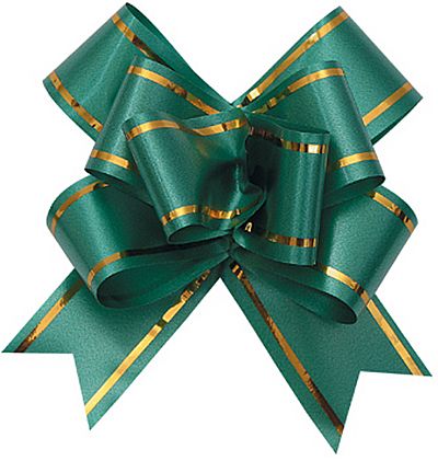 Butterfly Pull Bow with Silver-Gold Trim