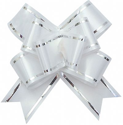 Butterfly Pull Bow with Silver-Gold Trim