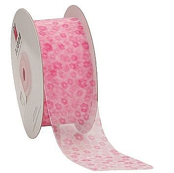 Printed Flowers Ribbon