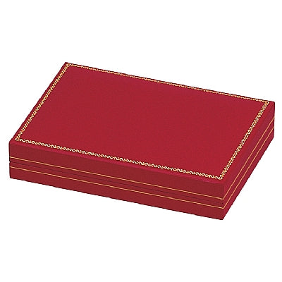 Paper Covered Pearl Box with Gold Accent