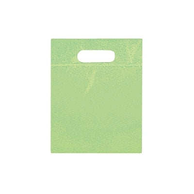 Lime Double Die Cut Plastic Bag