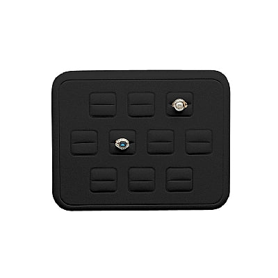 Leatherette 10 Ring Stand