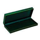 Paper Covered Small Pearl Box with Gold Accent