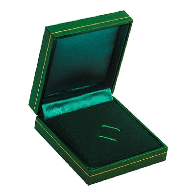 Paper Covered Tie Clip Box with Gold Accent