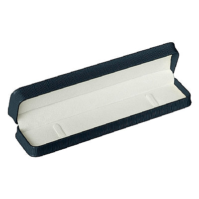 Embossed Leatherette Bracelet Box with White Velvet Interior