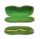 Metallic Eyewear Case with Coordinating Suede Colored Interior
