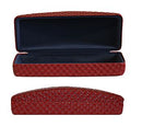 Shiny Beveled Diamond Textured Eyewear Case