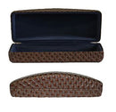 Shiny Beveled Diamond Textured Eyewear Case