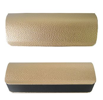 Aluminum and Leatherette Magnetic Closure Eyewear Case
