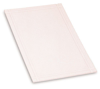 Enameled Fiberboard Bench Plate