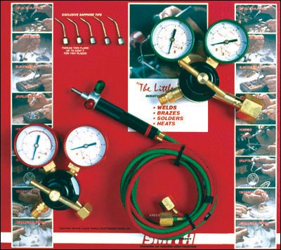 Little Torch Kit, 5 tips and cyl. Reg.