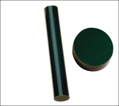 Ring Tube Green Solid Bar 1-1-6 dia