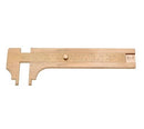 Brass Sliding Gauge 0-3" and 0-80mm