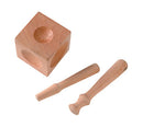 Wood Dapping Block and Two Punches