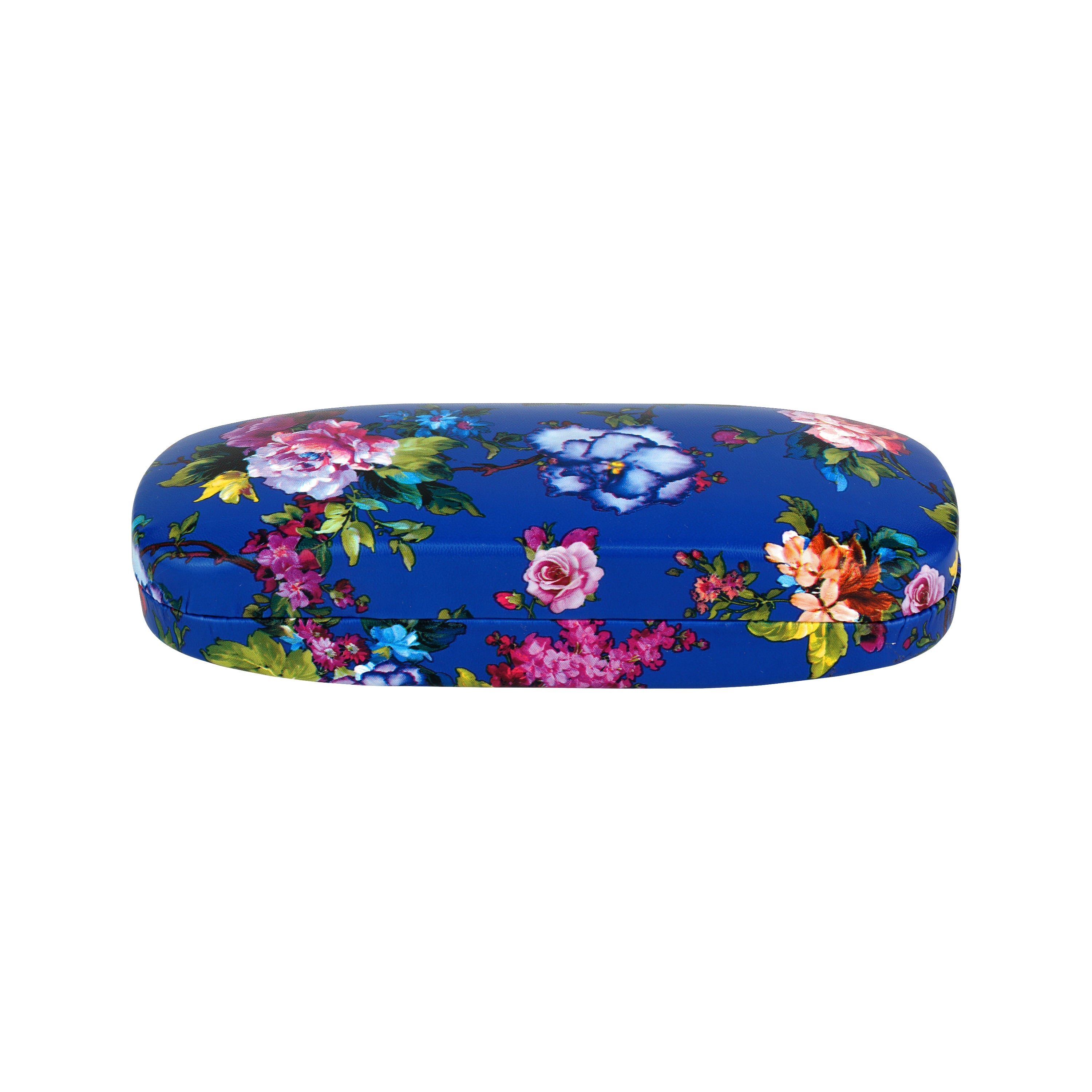 Floral PU Eyewear Case with Coordinating Cloth