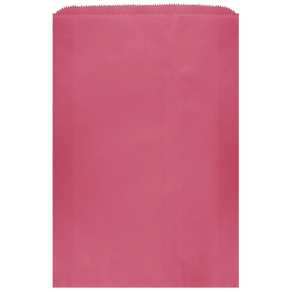 Colored Flat Paper Merchandise Bag