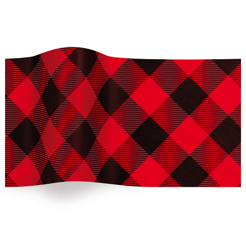 Buffalo Plaid Printed Tissue Paper